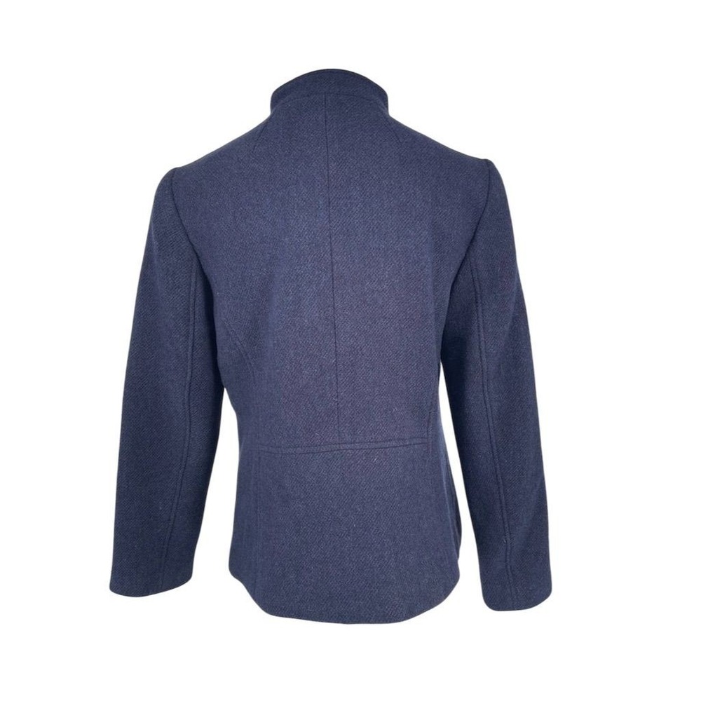 Talbots Women's Blue Wool Blend Jacket Size 10 M Casual Short Length - Picture 6 of 10